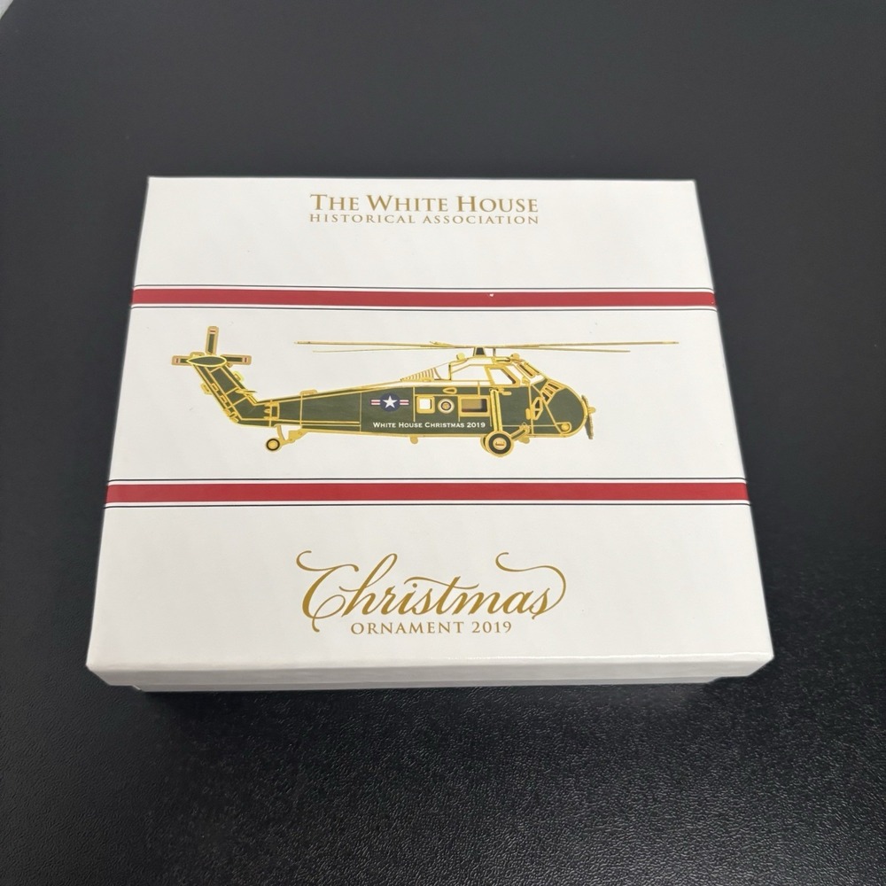 The White House‎ Historical 2019 Christmas Ornament Helicopter Eisenhower